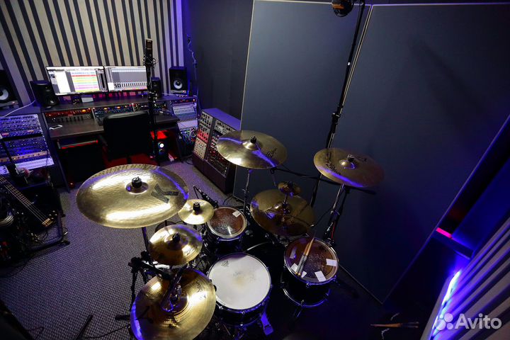 Запись Барабанов. Студия звукозаписи