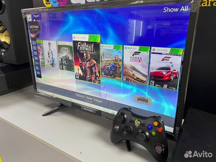 Прошитый xbox360 Slim 500Gb + 80 крутых игр