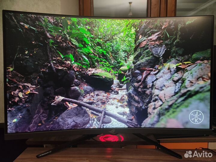 Игровой изогнутый монитор asus XG32VQR
