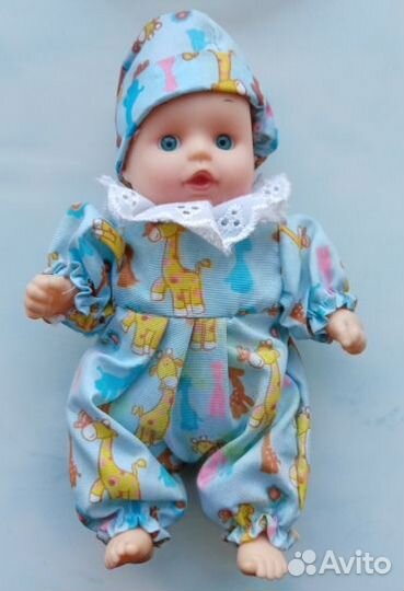 Симпатичный пупс, высота 18 см