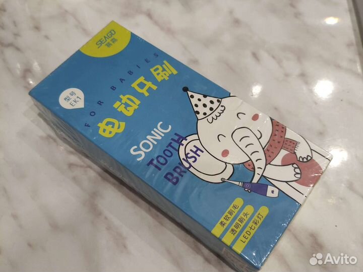 Детская электронная зубная щётка seago 0-3