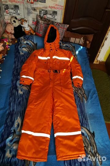 Зимний теплый комбинезон