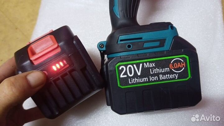 Шуруповерт для Ледобура Heinhelper 20в 2шт Акб 6Аh