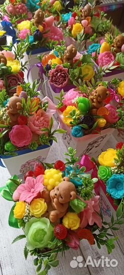 Букет из мыла на 8 марта