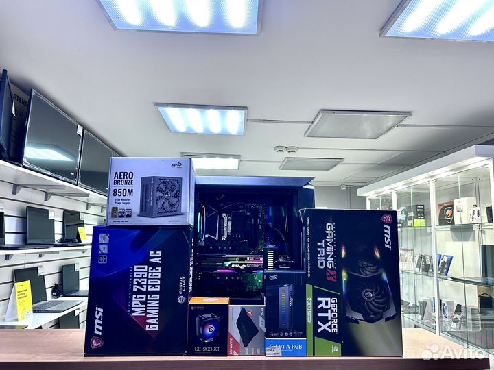 RTX 2080 super/i5-9600K/32 RAM/Z чипсет