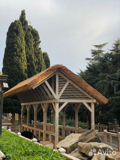 Крыша из камыша