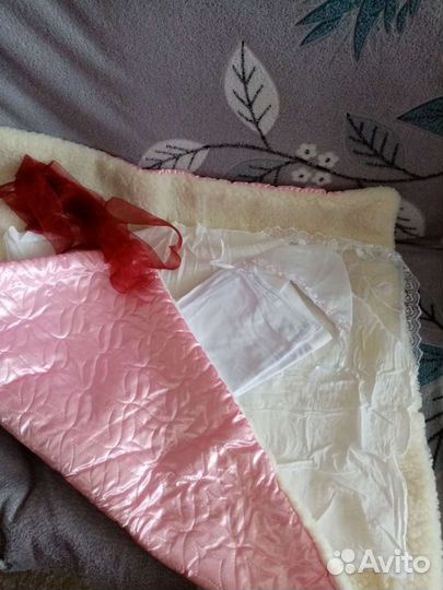 Конверт на выписку зимний для девочки