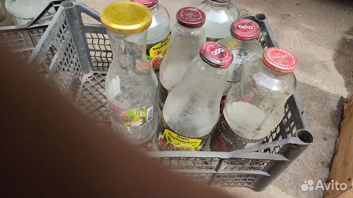 Банки стеклянные, бутылки