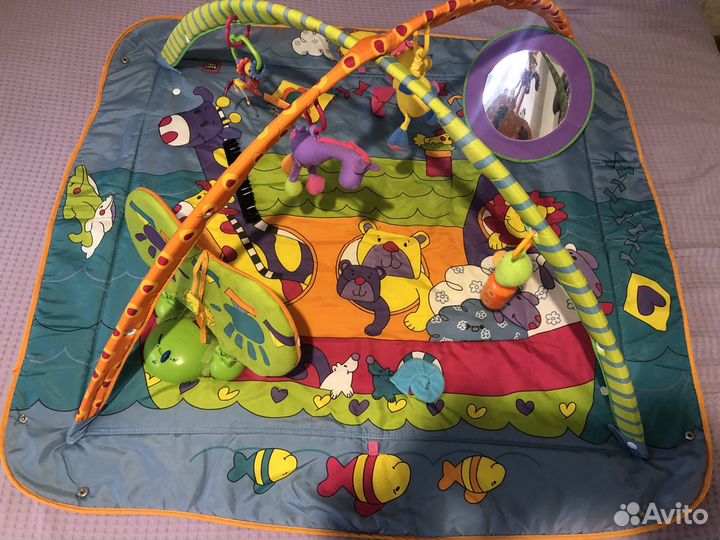 Развивающий коврик Tiny Love «Зоосад»