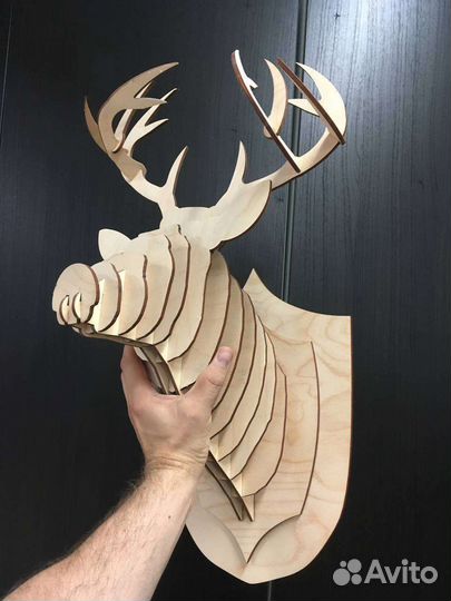 Декоративная голова оленя