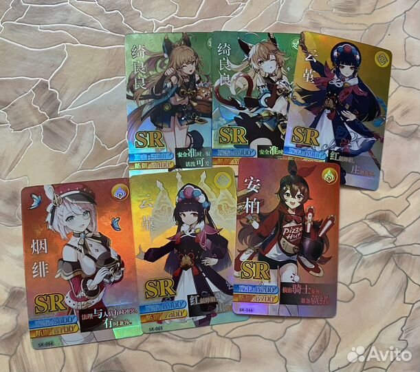 Коллекционные карточки genshin impact