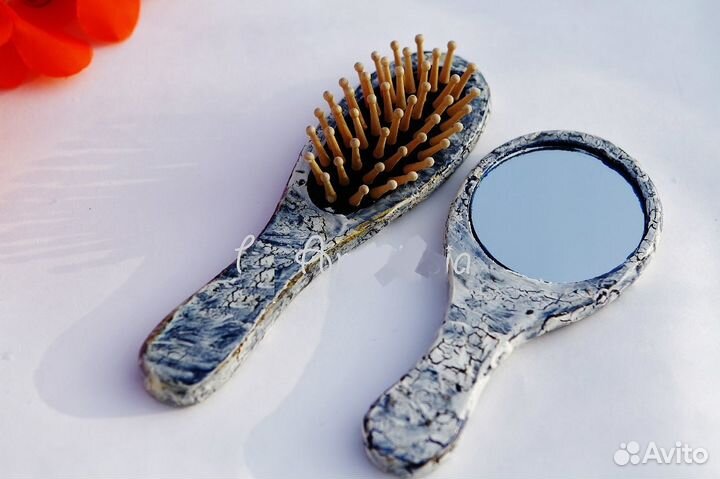 Зеркальце и расческа для девочек подарок