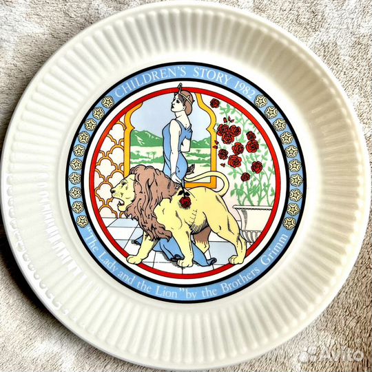 Wedgwood 1982 детские сказки новая тарелка