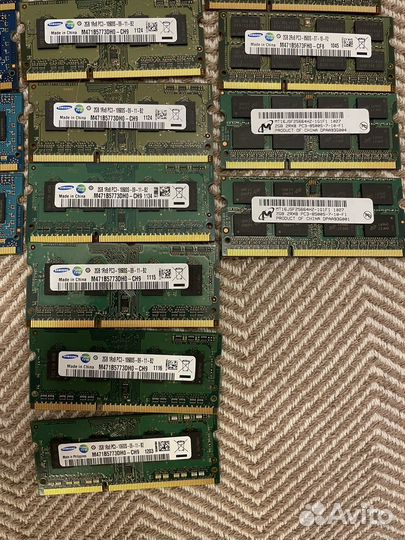 Оперативная память ddr3 sodimm 2 gb 1600 1333 1066