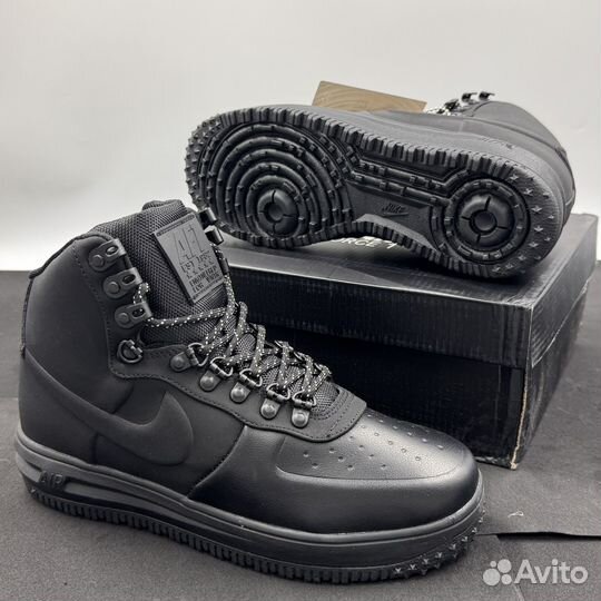 Nike air force 1 duckboot с мехом зимние