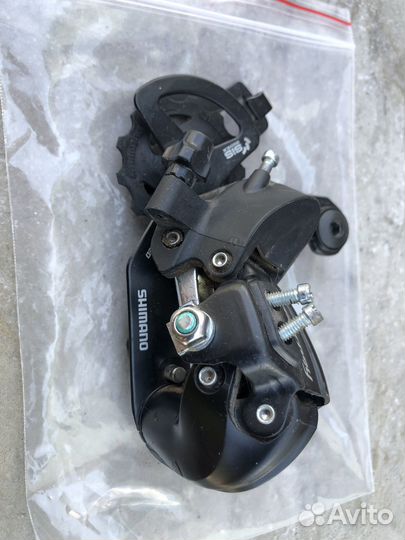 Задний переключатель shimano tourney 6,7 скоростей