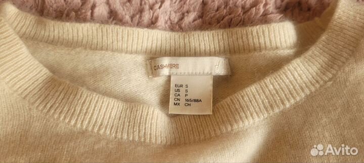 Кашемировый свитер hm