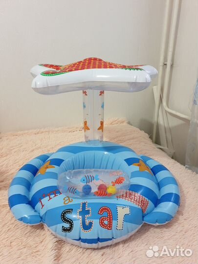 Круг для плавания с козырьком