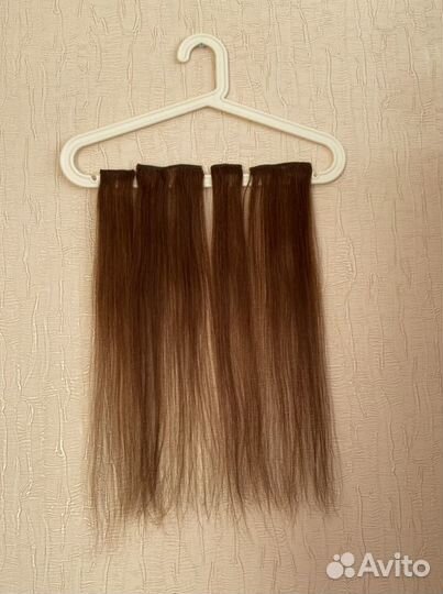 Волосы на заколках натуральные