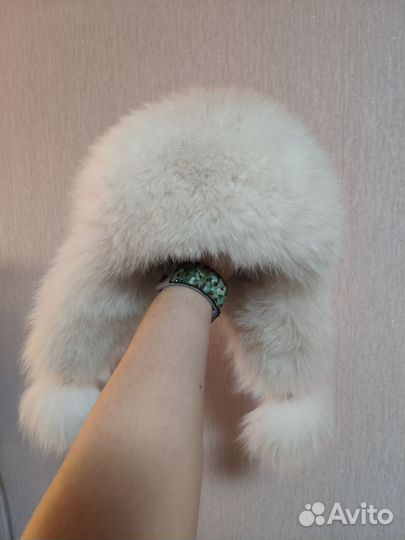 Шапка женская натуральный мех 