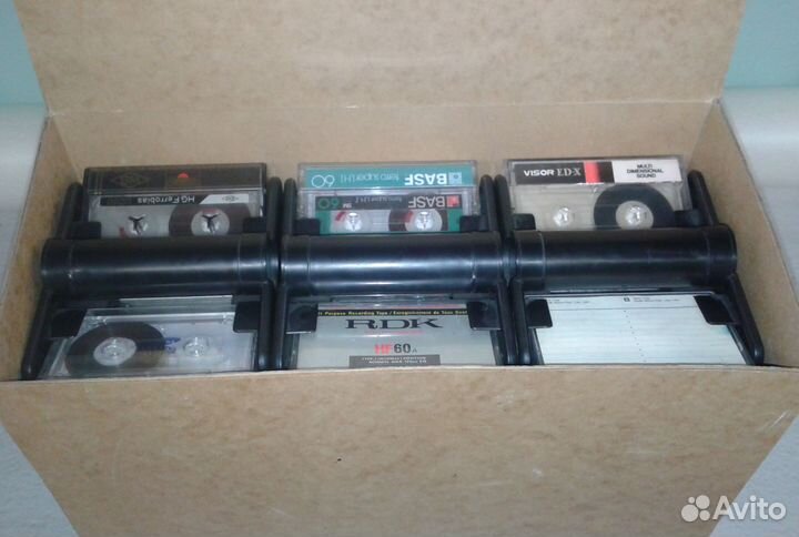 Подставка для аудио кассет, коробки для бобин