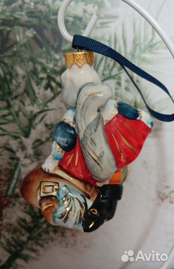 Елочные игрушки Лефортово фарфор