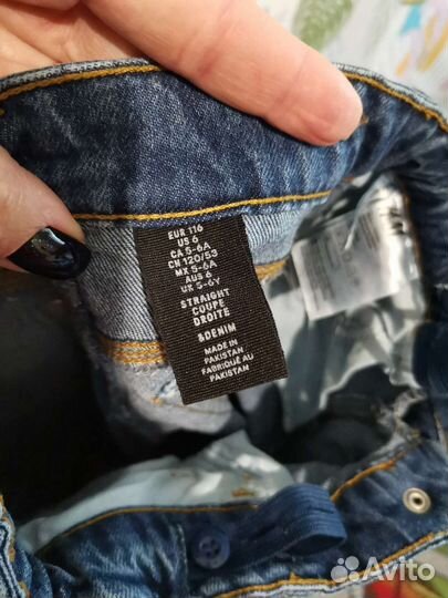 Джинсы для мальчика H&M 116