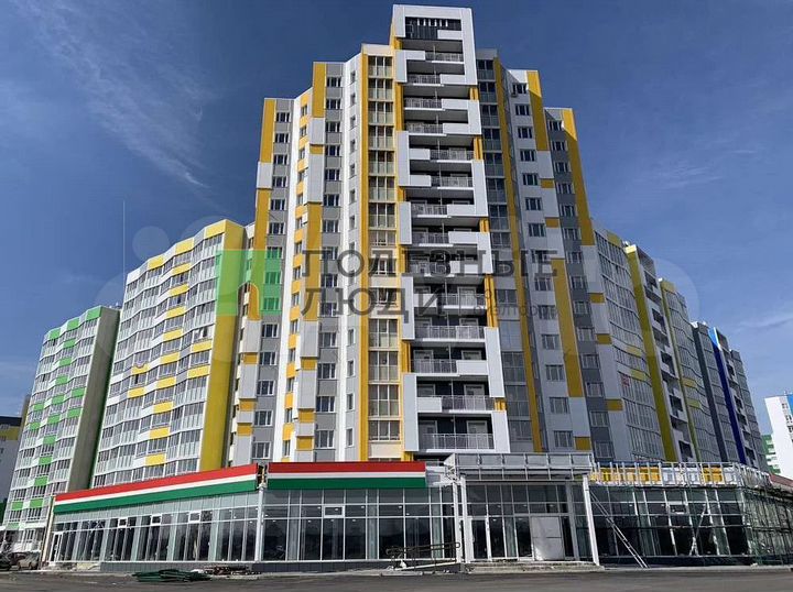 1-к. квартира, 37 м², 7/16 эт.