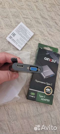 Переходник Type C hdmi VGA