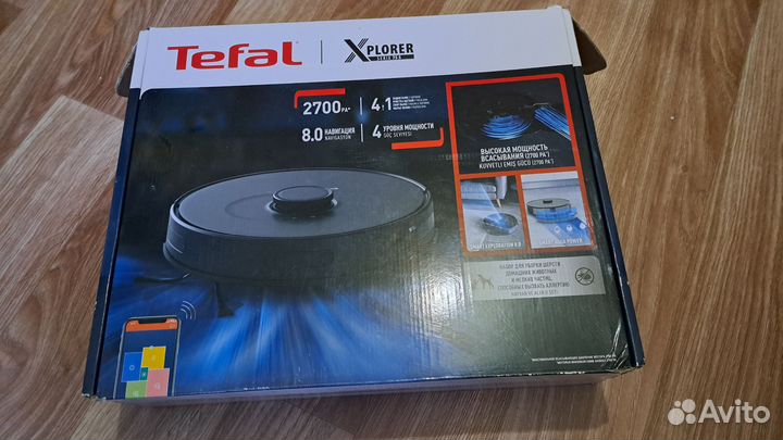 Робот пылесос tefal explorer serie 75s