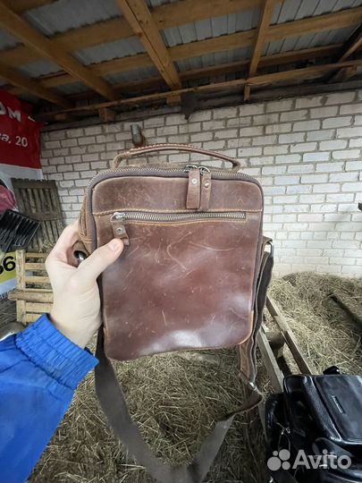 Мужская Кожаная Сумка