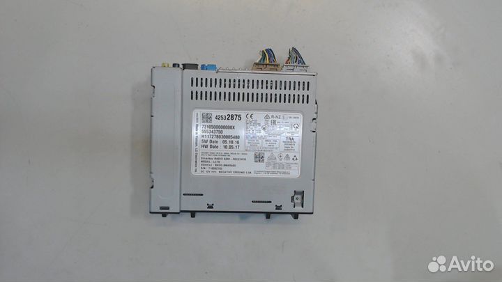 Блок управления радиоприемником Chevrolet Equinox