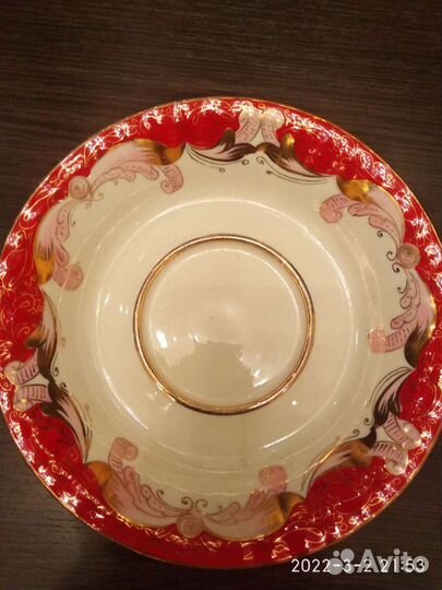 Чашка (бокал) с блюдцем