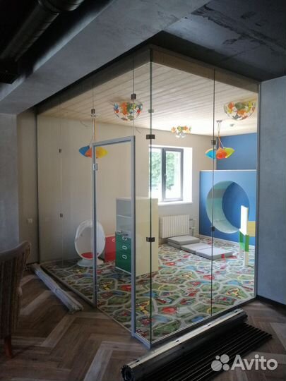 Стеклянные перегородки