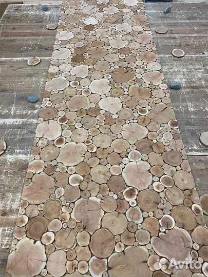 Панно из сибирского можжевельника для бани