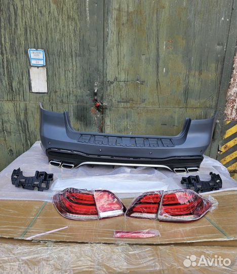 Задний бампер GLE 166 amg 63