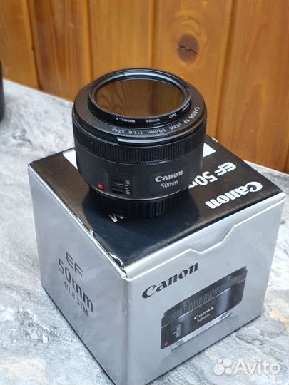 Объектив canon ef 50mm f 1.8 stm