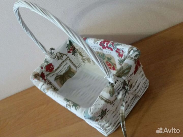 Корзина плетеная кашпо