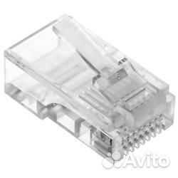 Позолоченный сетевой модульный штекер RJ45 Cat5 CA