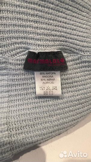 Шапка вязанная теплая ангорка