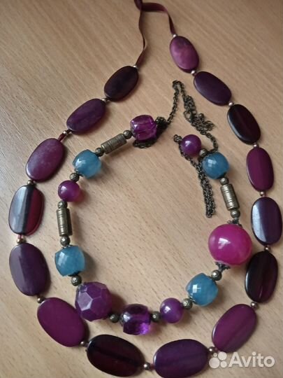 Бижутерия (бусы бохо, винтаж) в ассортименте