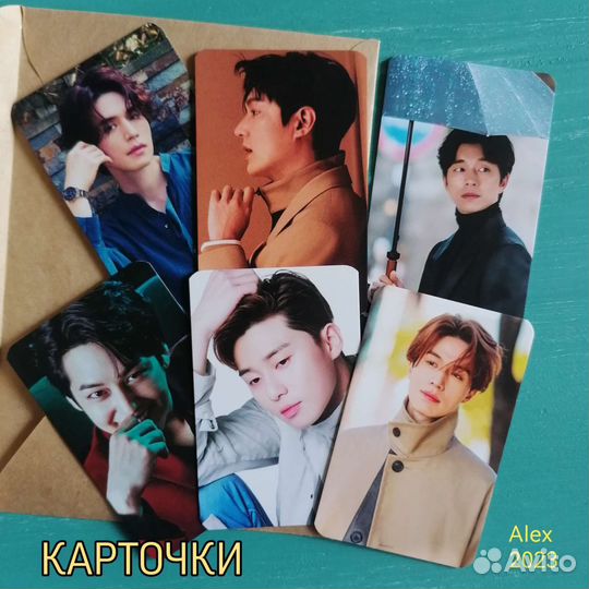 Карточки с актерами дорам