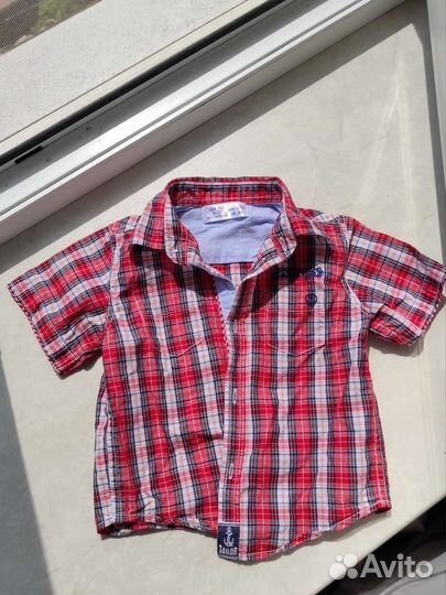 Рубашки на мальчика 80-86 размер
