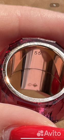Swarovski кольцо 55 размер
