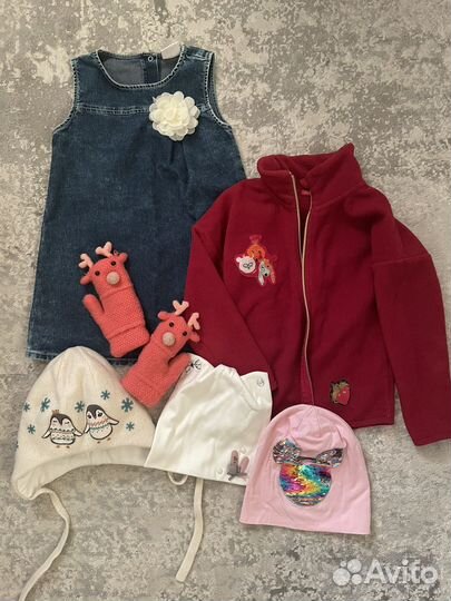 Вещи пакетом, для девочки, 110-116