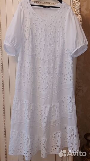 Платье шитьё ришелье 58-60