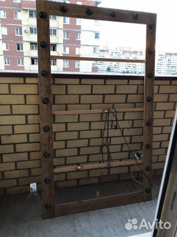 Основание для зеркала с подсветкой