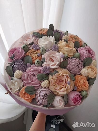 Сладкий букет из зефира