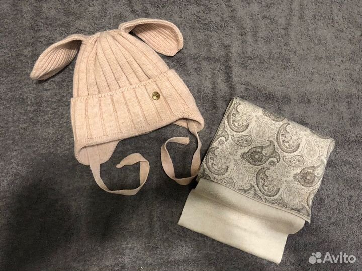 Шапки/шарфы/снуды осень/зима детские