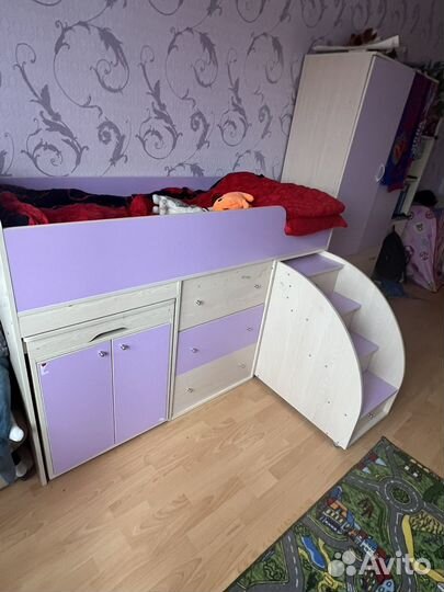 Детская кровать чердак